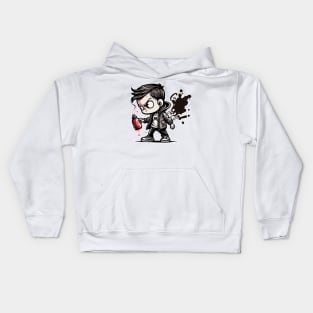 Boy with Spraycan Kids Hoodie